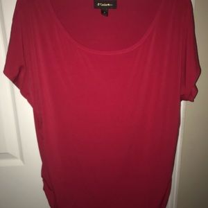 Plain red blouse size Xl
